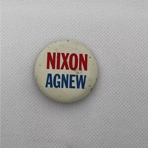 Nixon Agnew Presidential Campaign Button Pin 1-1/2"